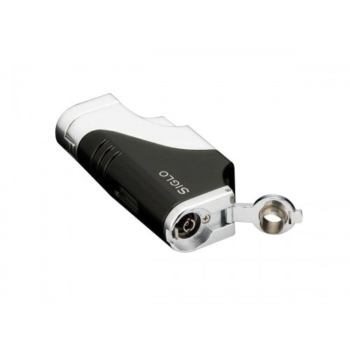 Siglo Triple Flame Lighter-Black