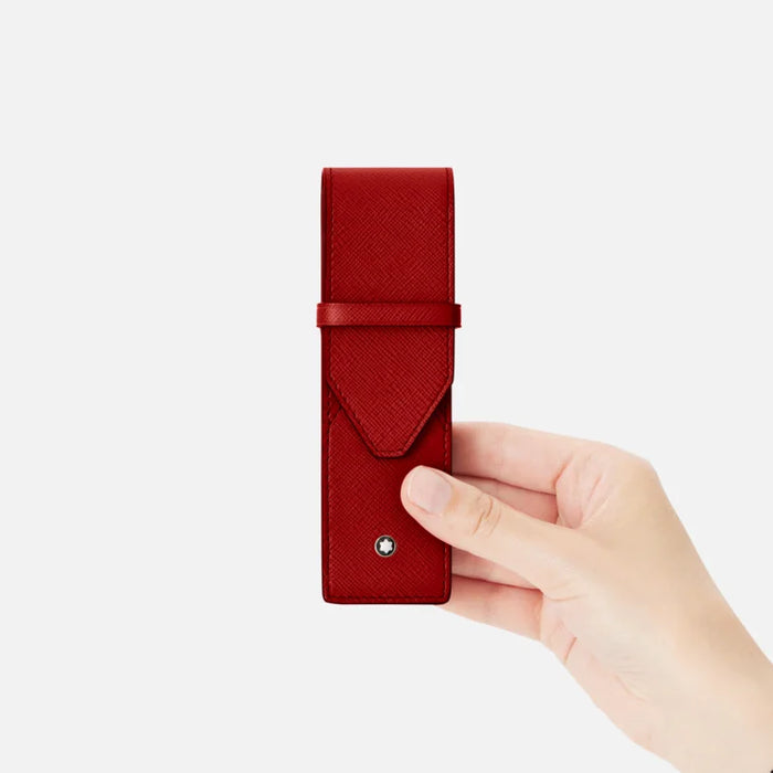 Montblanc Sartorial 2-Pen Pouch-Red