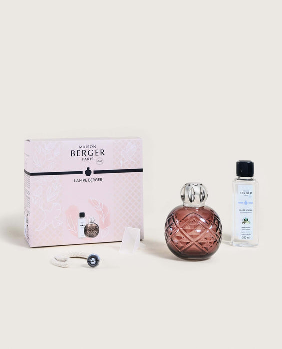 Maison Berger Joy Dusty Rose Lamp Gift Set with 250ml (8.5oz) Agave Garden Fragrance