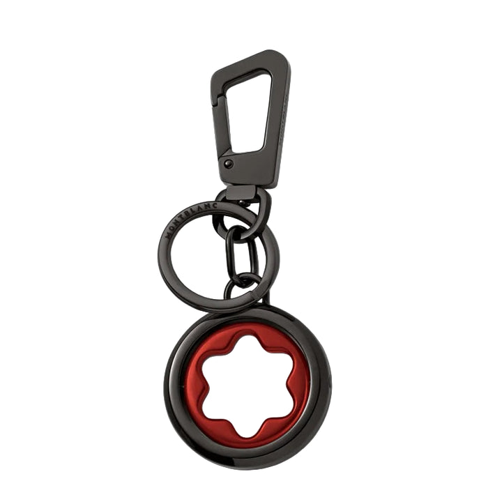 Montblanc Key Fob Meisterstück Spinning Emblem-Black and Red