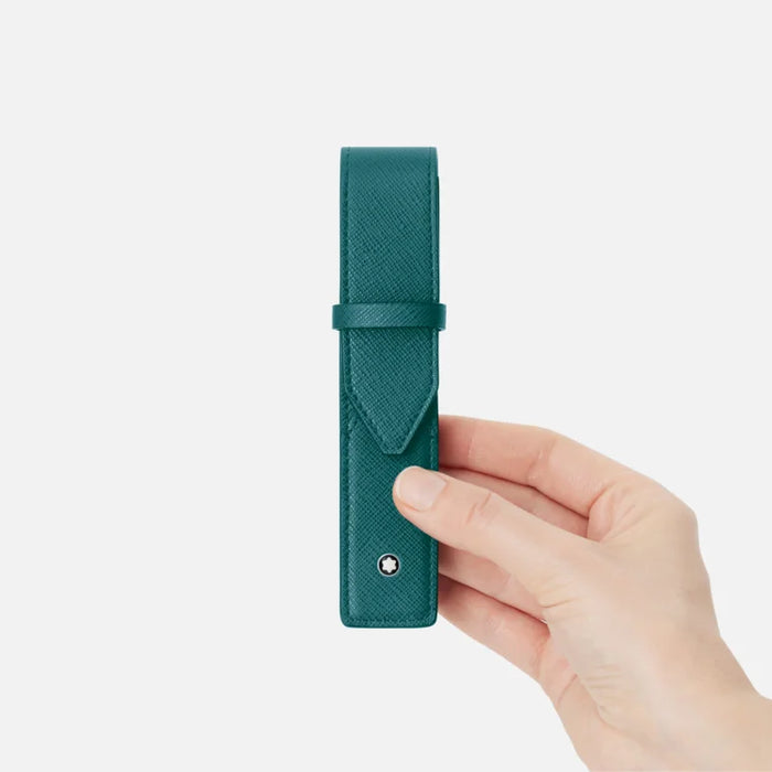 Montblanc Sartorial 1-Pen Pouch-Fern Blue