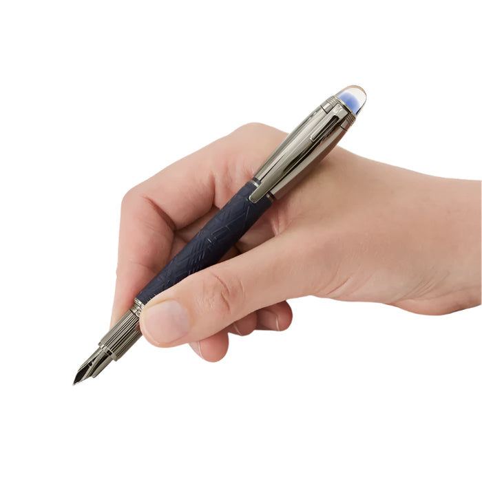 Montblanc StarWalker SpaceBlue Doué Fountain Pen