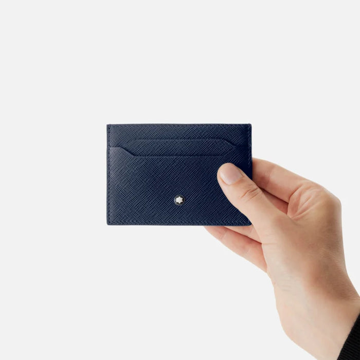 Montblanc Sartorial 5CC Card Holder-Ink Blue