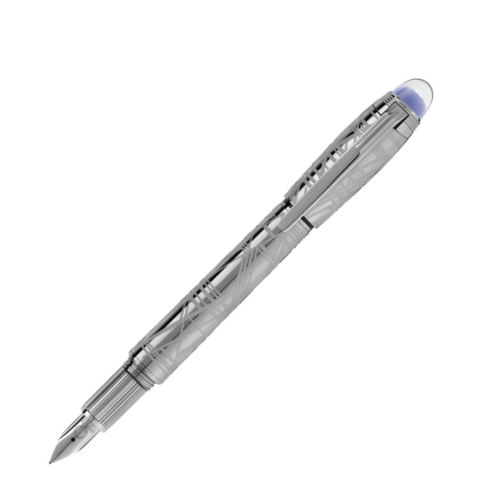 Montblanc StarWalker SpaceBlue Metal Fountain Pen