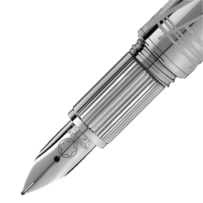 Montblanc StarWalker SpaceBlue Metal Fountain Pen