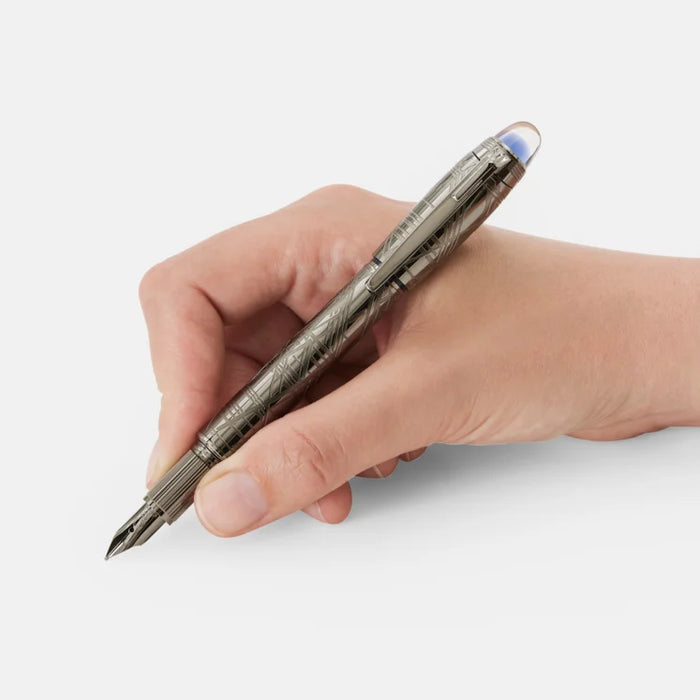 Montblanc StarWalker SpaceBlue Metal Fountain Pen