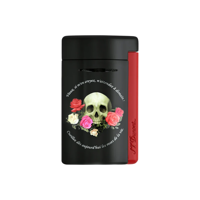S.T. Dupont Minijet Lighter-Memento Mori Black