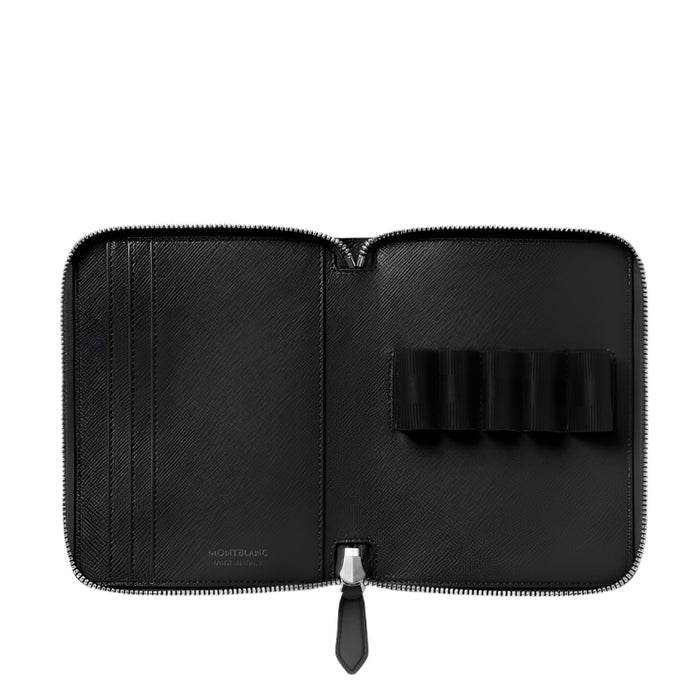 Montblanc Sartorial 5-Zip Pen Pouch-Black