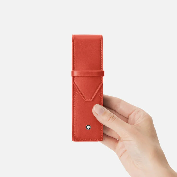 Montblanc Meisterstück 2-Pen Pouch-Coral