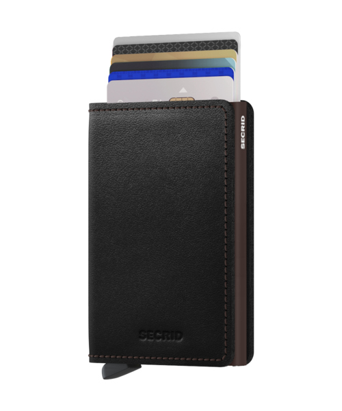 Secrid Slim Wallet Original Black-Brown