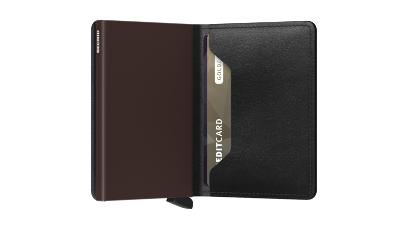 Secrid Slim Wallet Original Black-Brown