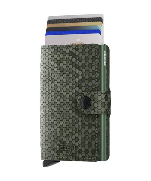 Secrid Mini Wallet Hexagon Green