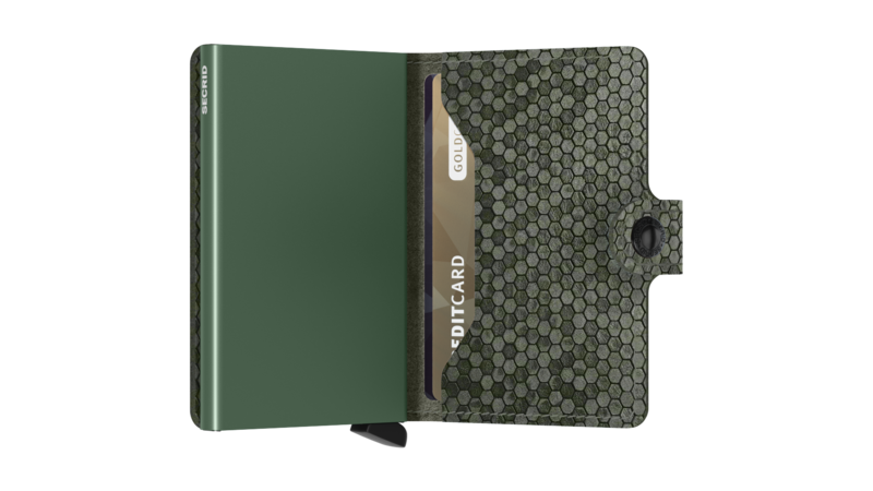 Secrid Mini Wallet Hexagon Green