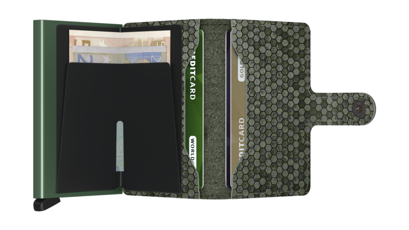 Secrid Mini Wallet Hexagon Green