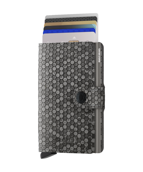Secrid Mini Wallet Hexagon Grey