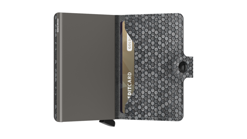 Secrid Mini Wallet Hexagon Grey