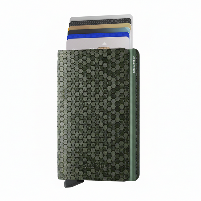 Secrid Slim Wallet Hexagon Green