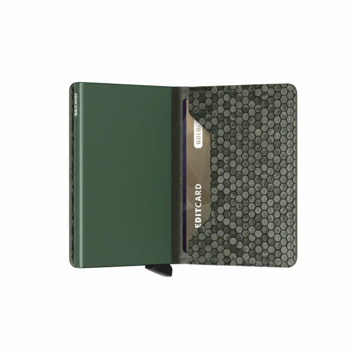 Secrid Slim Wallet Hexagon Green