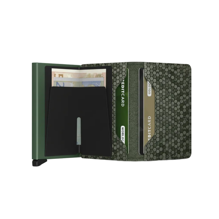 Secrid Slim Wallet Hexagon Green