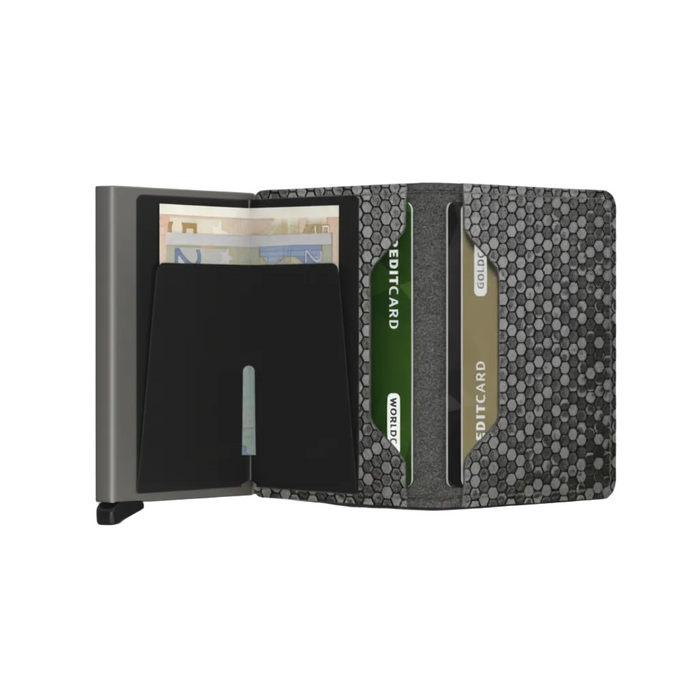 Secrid Slim Wallet Hexagon Grey