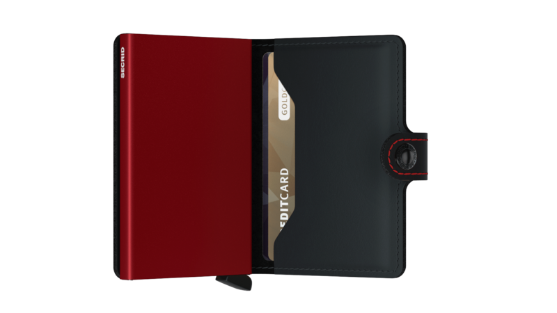 Secrid Mini Wallet Matte Black-Red