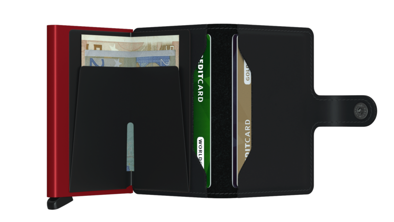 Secrid Mini Wallet Matte Black-Red