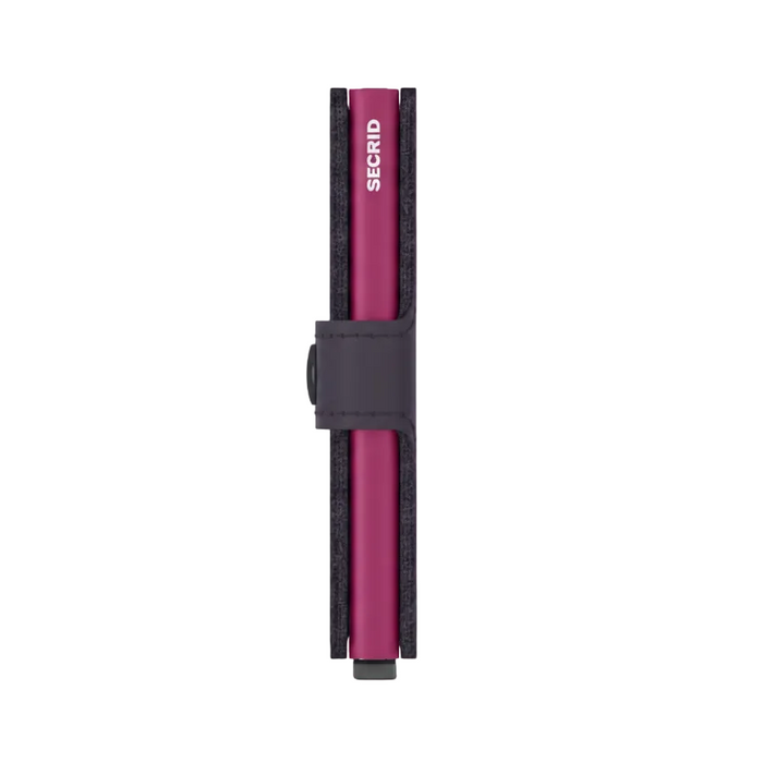 Secrid Mini Wallet Matte Dark Purple-Fuchsia