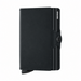 A black leather Secrid Twin wallet 