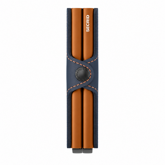 Secrid Twin Wallet Matte NightBlue-Orange