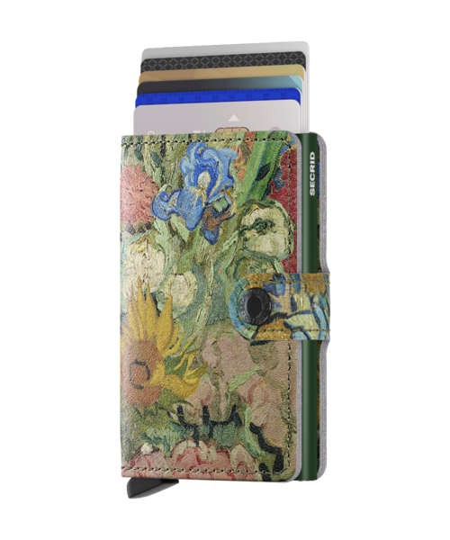 Secrid Mini Wallet Art: Bouquet by Van Gogh