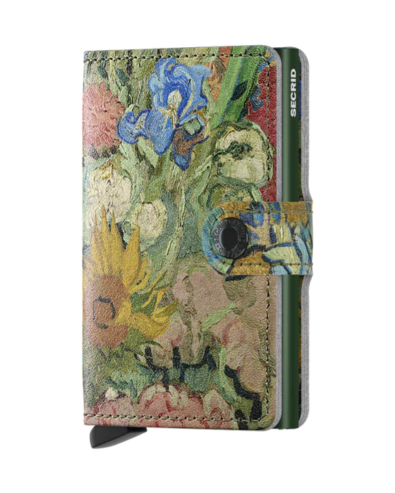 Secrid Mini Wallet Art: Bouquet by Van Gogh