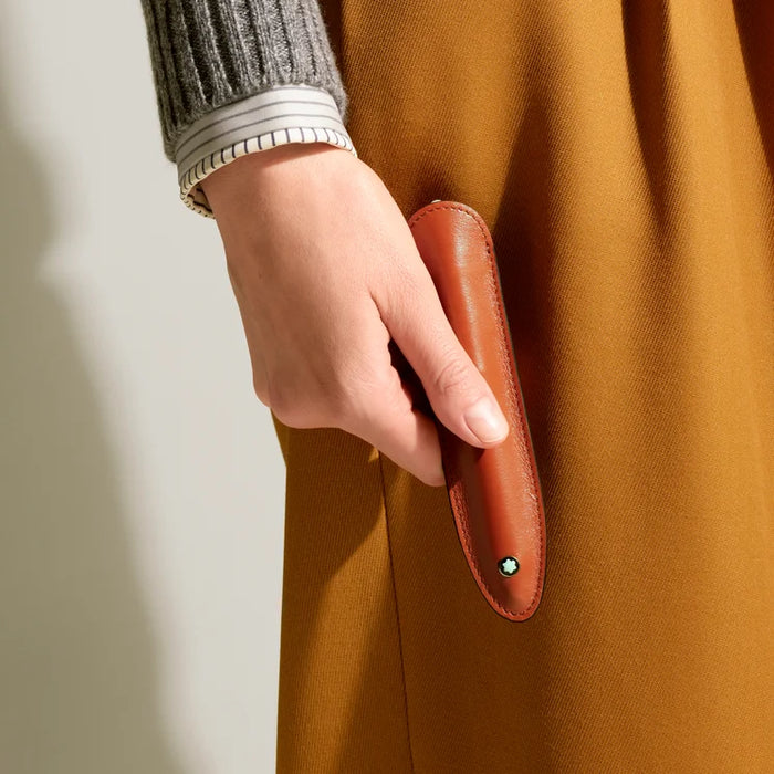 Montblanc Meisterstück Single Pen Pouch-Rust