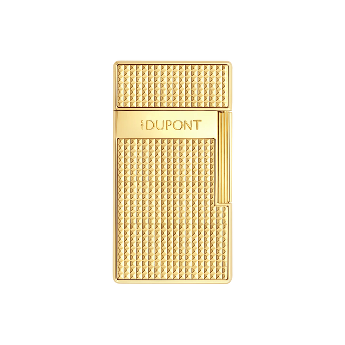 S.T. Dupont Biggy Lighter-Gold Diamond Head