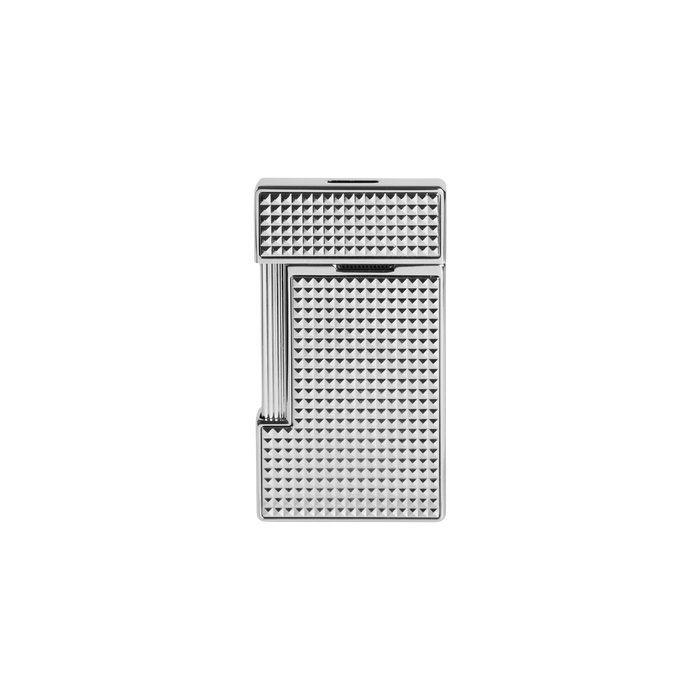 S.T. Dupont Slimmy Lighter-Silver Diamond Head