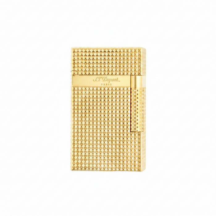 S.T. Dupont Le Grand Lighter Diamond Head-Gold