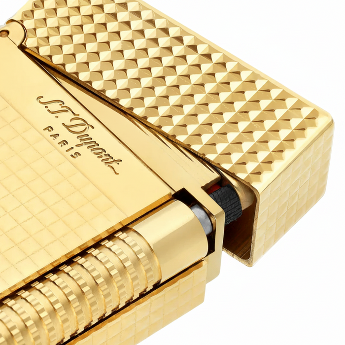 S.T. Dupont Le Grand Lighter Diamond Head-Gold