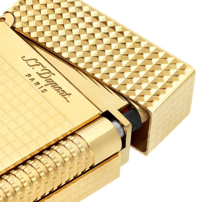 S.T. Dupont Le Grand Lighter Diamond Head-Gold