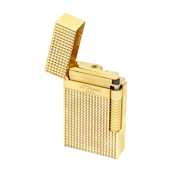 S.T. Dupont Le Grand Lighter Diamond Head-Gold