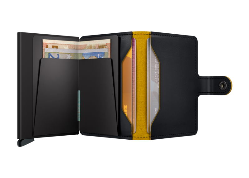 Secrid Mini Wallet Matte Black-Ochre