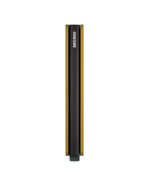 Secrid Slim Wallet Matte Black-Ochre