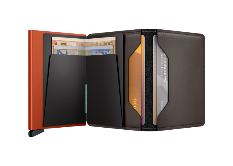 Secrid Slim Wallet Matte Truffle -Orange