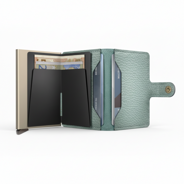 Secrid Mini Wallet Pebble Sea Green