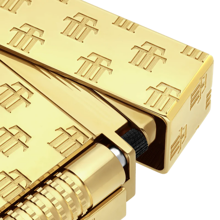 S. T. Dupont Le Grand Trinidad Guilloche Lighter-Gold