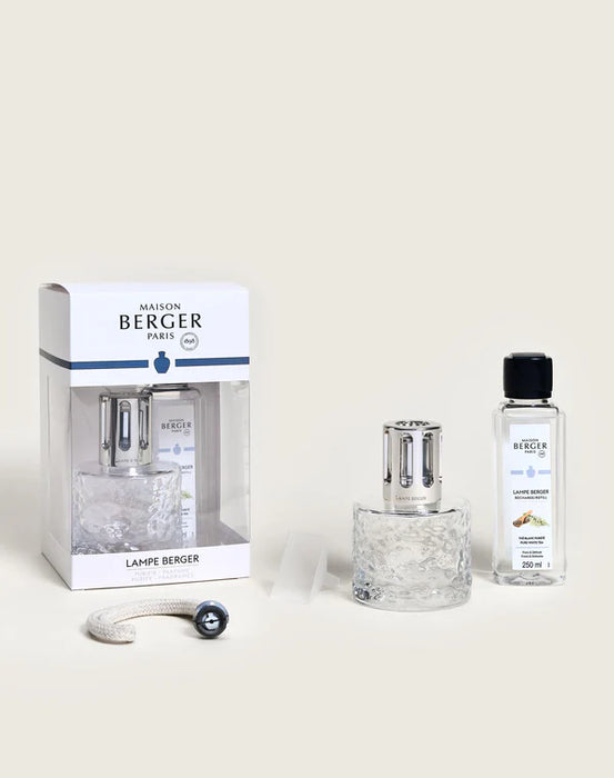 Maison Berger Mirage Clear Set with 250ml (8.5oz) Pure White Tea Fragrance