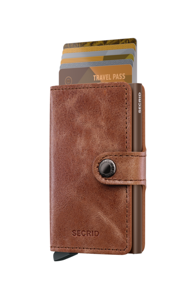 Secrid Mini Wallet Vintage Cognac-Brown