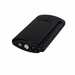 A picture of matte-black S. T. Dupont Minijet lighter, a luxury pocket lighter in a compact ergonomic shape, featuring the fuel-refill valve and flame adjustment control. A torch lighter, perfect for cigar smoking. Model 010848