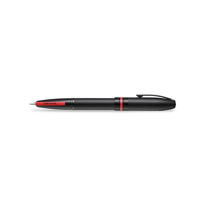 Sheaffer® ICON Matte Black Fountain Pen with Gloss Red Trim