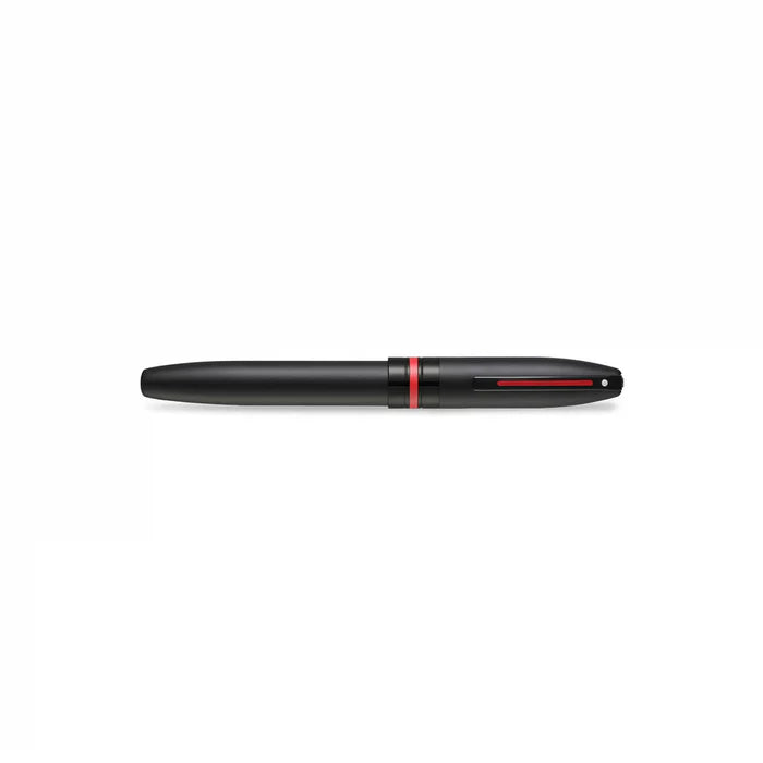 Sheaffer® ICON Matte Black Rollerball Pen with Gloss Red Trim