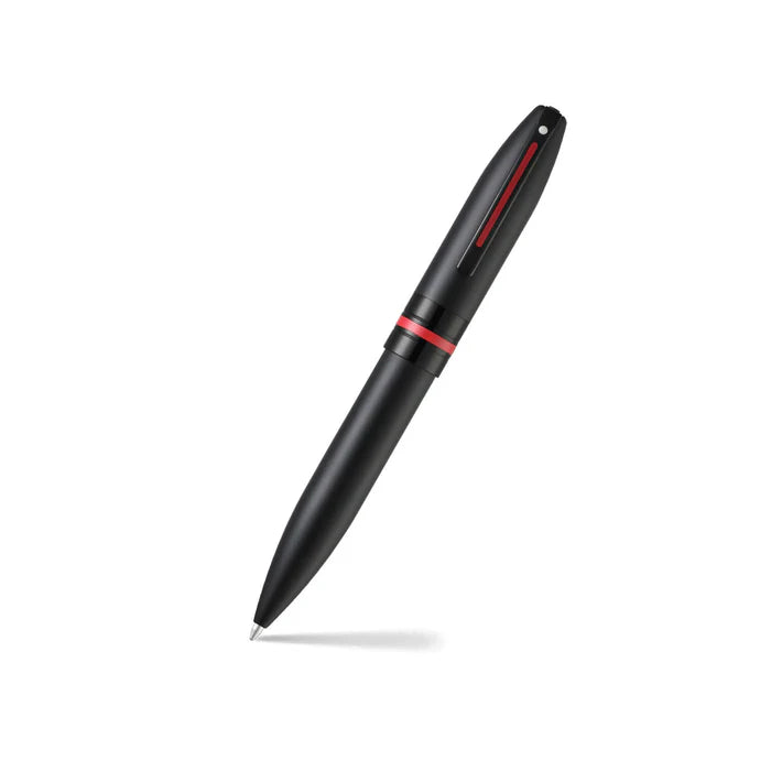Sheaffer® ICON Matte Black Ballpoint Pen with Gloss Red Trim