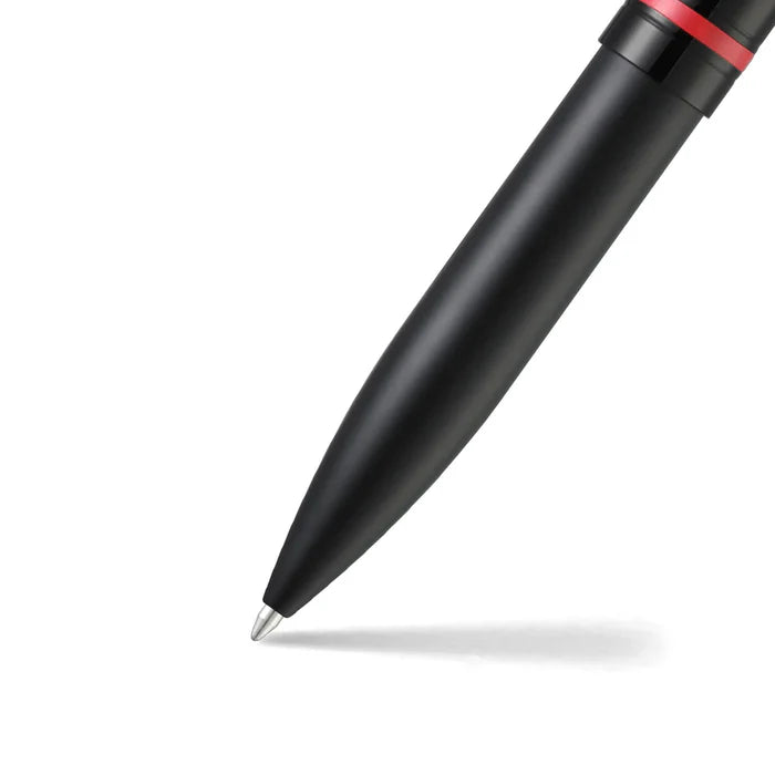 Sheaffer® ICON Matte Black Ballpoint Pen with Gloss Red Trim